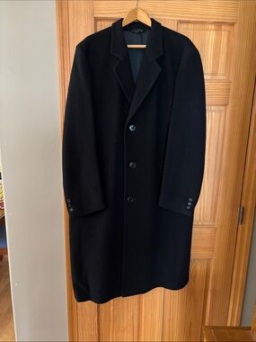 Men’s long wool coat